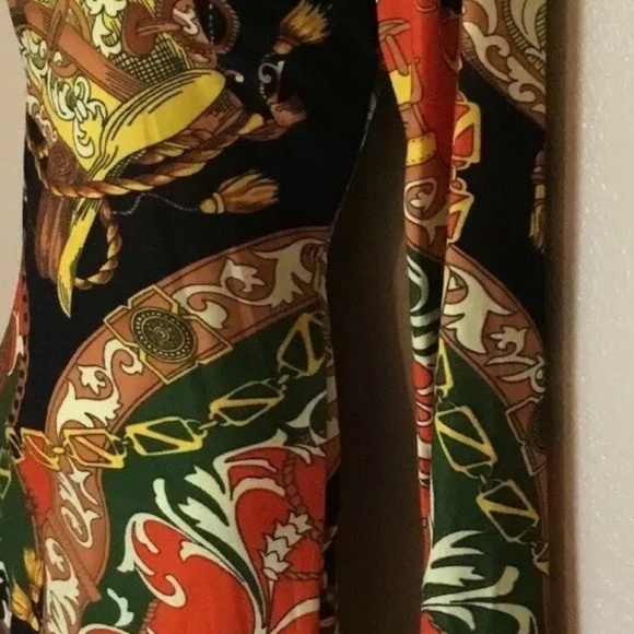 Printed Long Sleeve Mini Dress (A4581) - Picture 3 of 6